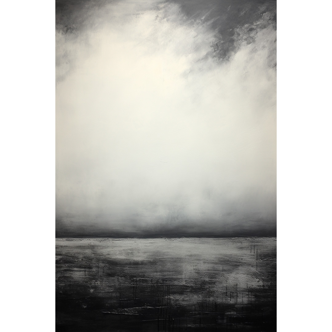 Textured Landscape Oil Painting – Modern Abstract Wall Art (DT444)